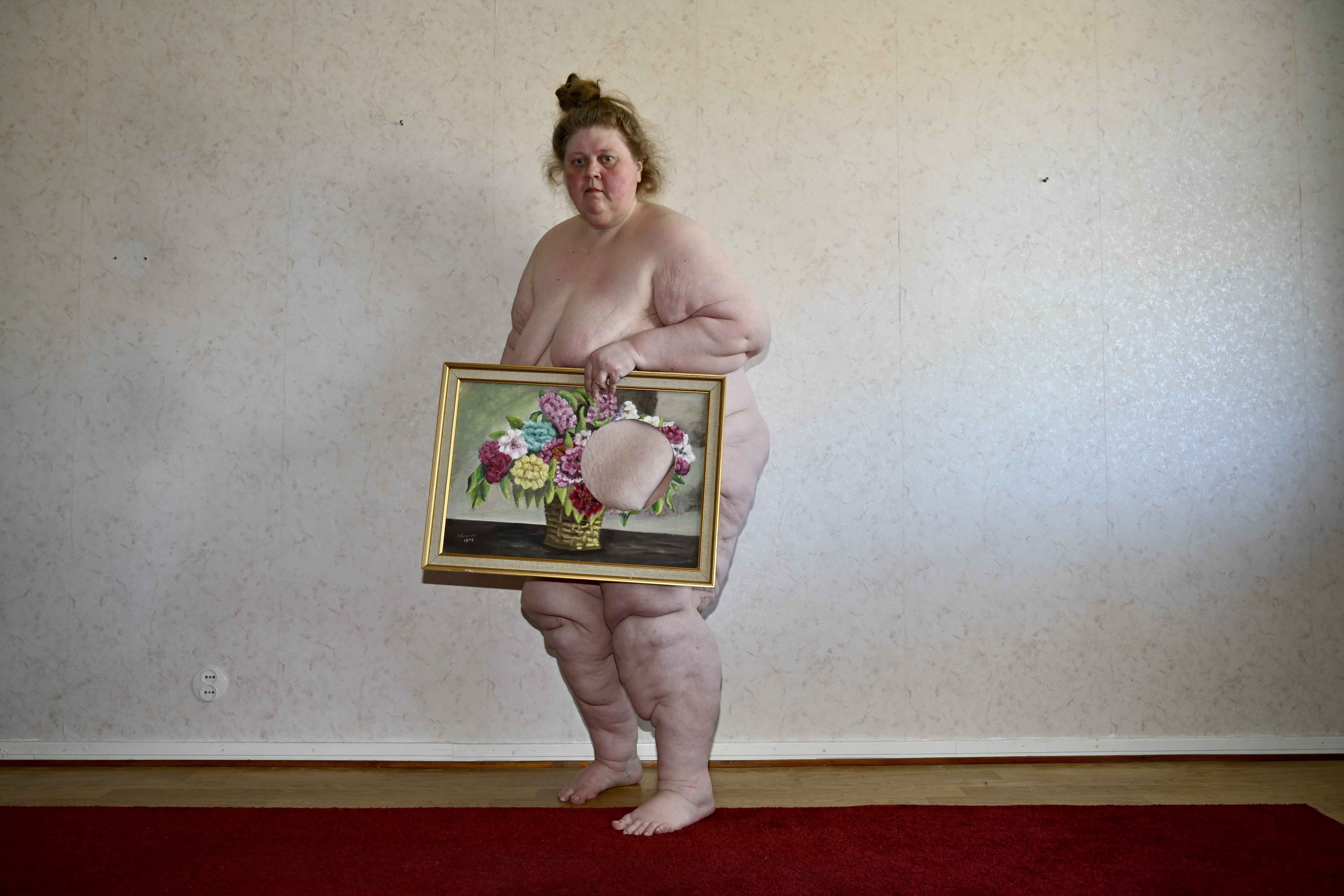 Iiu Susiraja, <i>Flesh Painting, Bouquet</i>, 2025. Fine art archival pigment print, 32 x 48 in (81.3 x 121.9 cm)